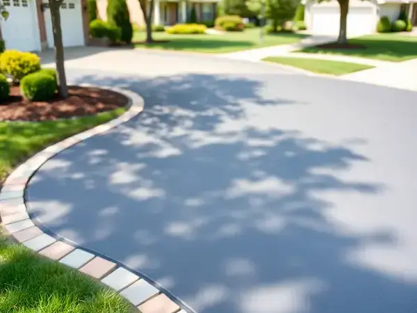 Beautiful residential driveway
